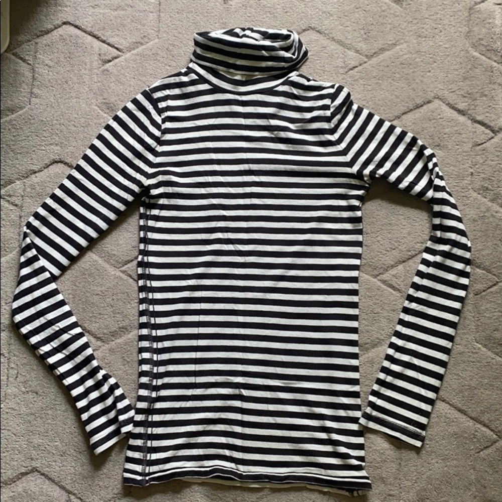 AE Striped Turtleneck